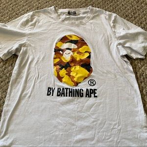 Bape T shirt with Bape camo logo